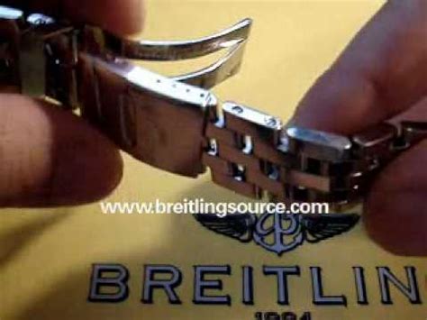 how to resize a breitling watch bracelet|breitling stainless steel bracelet.